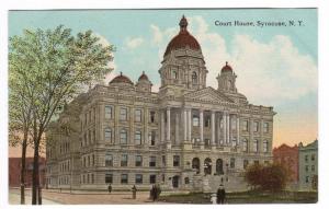 Court House Syracuse NY 1910c postcard