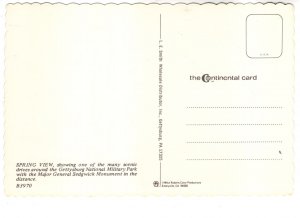 Scenic Drive Gettysburg Battlefield. Pennsylvania