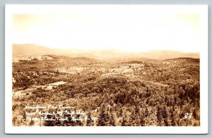 RPPC  Hogback Mt.   Vermont  Molly Stark Trail  View From Fire Tower