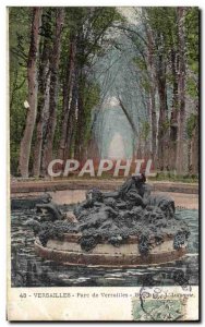 Postcard Old Versailles Bacchus Park L & # 39automne