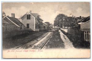 Early 1900s Old Sconset Street, Sconset, MA postcard