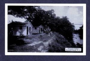 NY Evergreen Cabins Motel FINE VIEW NEW YORK Postcard