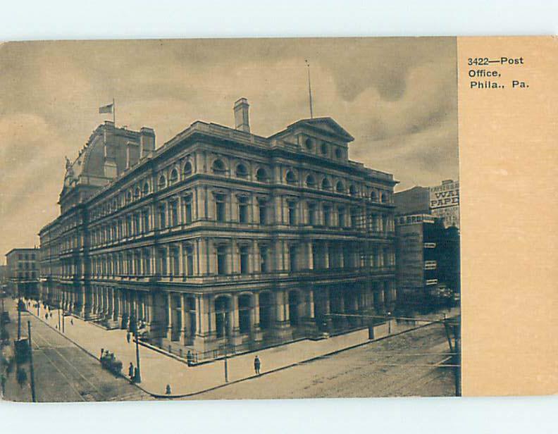 Divided-back POST OFFICE SCENE Philadelphia Pennsylvania PA AF1188