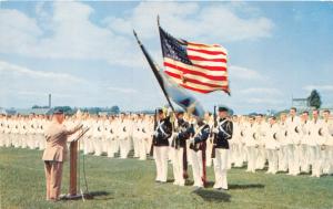 BLACKSBURG VA VIRGINIA TECH~ROTC CADETS RECEIVE COMMISSIONS POSTCARD 1962