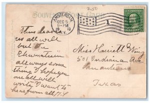 1910 Mohawk River Bridge Coke Building Exterior Amsterdam New York NY Postcard