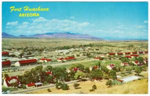 Fort Huachuca Arizona Electronic Proving Ground Headquarters Area Postcard 1950s