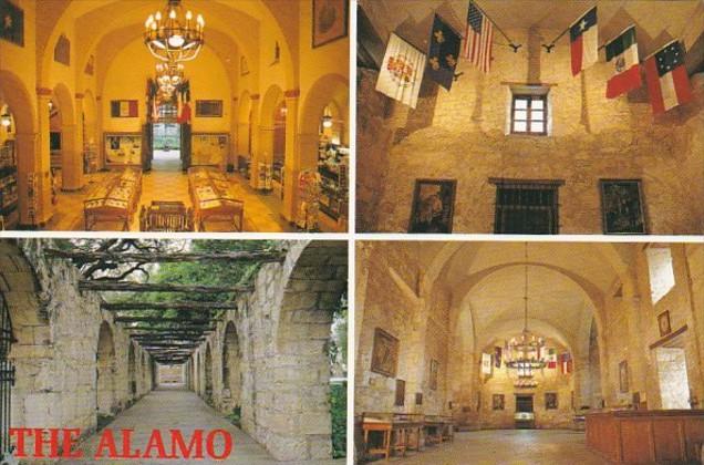 Texas San Antonio The Alamo Interior Views