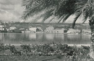 curacao, N.W.I., WILLEMSTAD, Scharloo seen over the Waaigat (1950s) Postcard (2)