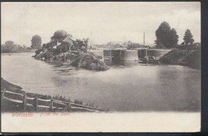 Worcestershire Postcard - Worcester From The Lock    RS13527