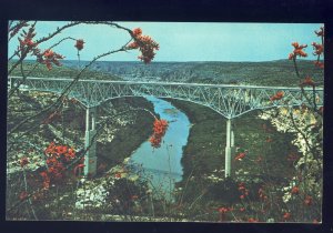 Del Rio/Langtry, Texas/TX Postcard, Pecos River High Bridge, US Highway 90