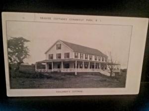 Postcard View of   Children's Cottage Seaside,  Conanicut RI  Early 1900s   Z4