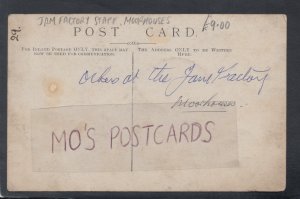 Yorkshire Postcard - Jam Factory Staff, Moorhouses    HM595