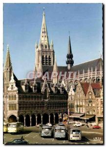 Modern Postcard Ypres corner of the Grand Place