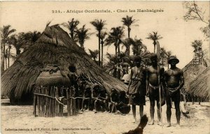 CPA AK Fortier 234 Chez les Mankaignes SENEGAL (812275)