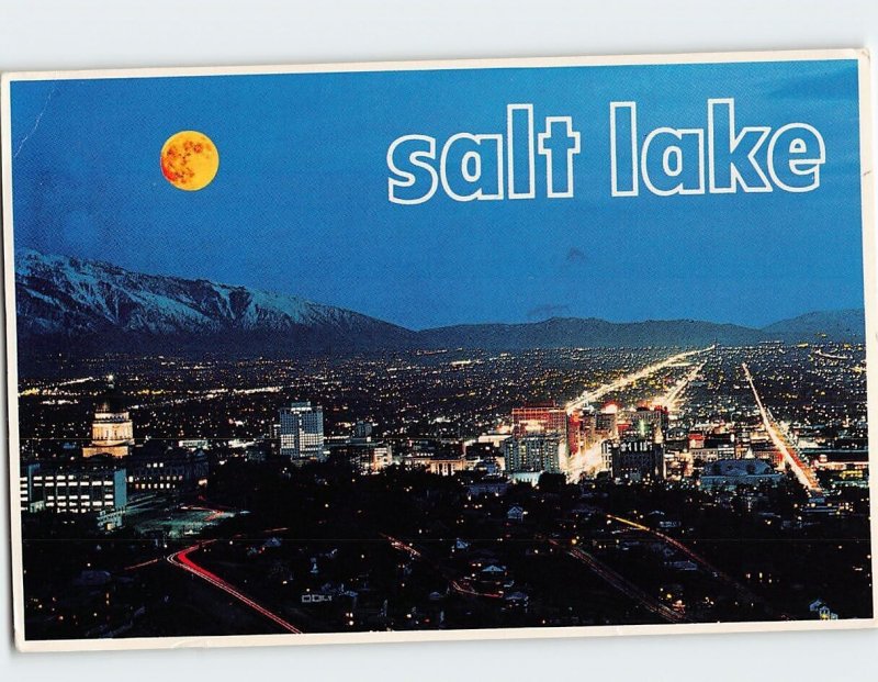 Postcard Salt Lake City Utah USA