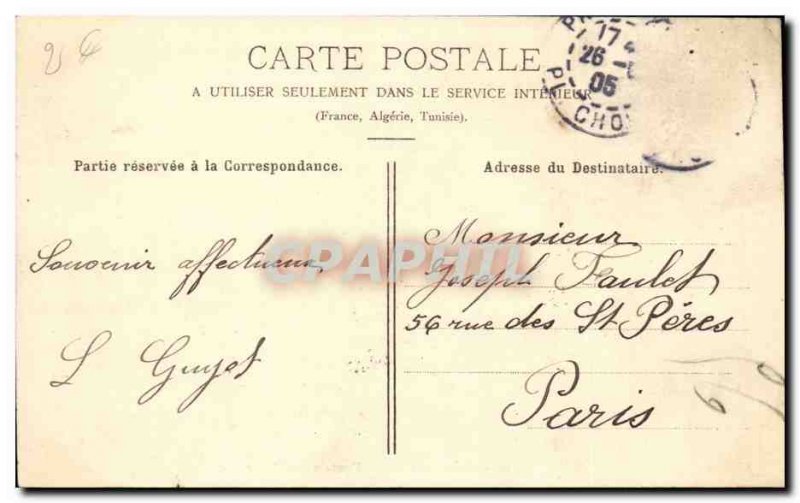 Paris Old Postcard Victory Monument in Ranelagh