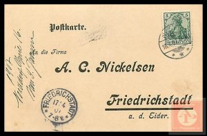 German Reichspost Postcard