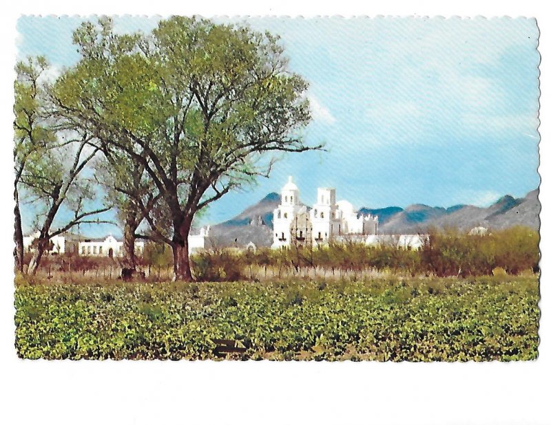 San Xavier Mission Near Tucson Arizona Built 1772  4 by 6