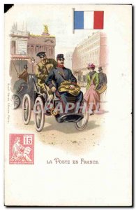 Old Postcard The job in France automobile Army