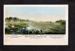 MD Battle of Antietam Sharpsburg Maryland Civil War James Hope Painting Postcard