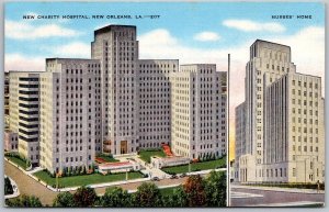 New Orleans Louisiana 1940s Postcard New Charity Hospital