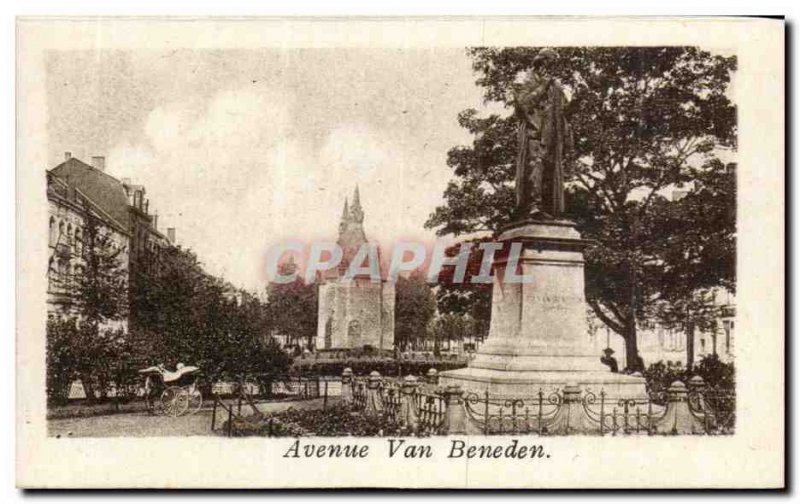 Belgium Mechelen Old Postcard Aveneu VAn Beneden