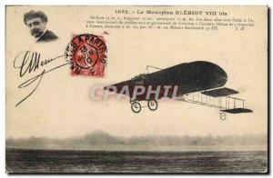 Old Postcard Jet Aviation Bleriot monoplane VIII