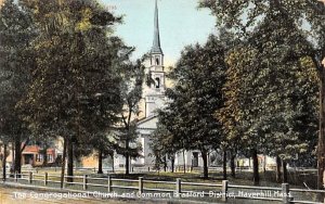 Congregational Church & Common Haverhill, MA Bradford District.