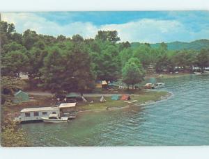 Unused Pre-1980 CAMP SCENE Byrdstown - Near Livingston & Cookeville TN c3485