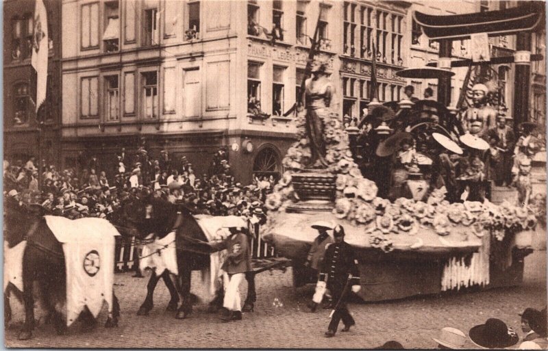 Belgium Antwerp Anvers Boot Juweelenstoet Cortege des Bijoux Postcard 03.21