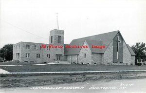 IA, Belmond, Iowa, RPPC, Methodist Church, Exterior View, Cook Photo No 202-F