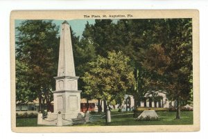 FL - St. Augustine. The Plaza, Confederate Monument