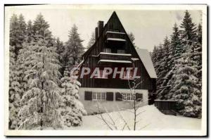 Postcard Old Berghaus Oberbärenburg Sachs Erzgebirge