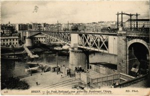 CPA Brest- Le Pont National FRANCE (1025614)