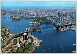 M-16376 Aerial View Of Sydney Harbour Sydney Australia