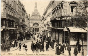 CPA PARIS 9e Comptoir d'Escompte Rue Rougemont ND Phot (1248411)