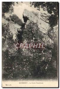 Old Postcard Bourmont La Roche Trembling