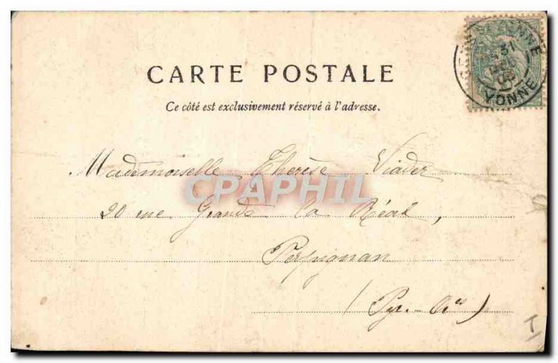 Old Postcard Sens Statue Jean Cousin