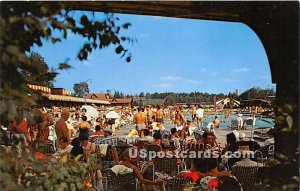 Outdoor Olympic Pool, Grossinger's - New York NY Postcard