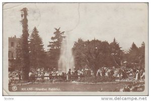 RP, Giardini Pubblici, Milano (Lombardy), Italy, 1900-1910s