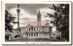 Old Postcard Roma Basilica di Maria Maggiore