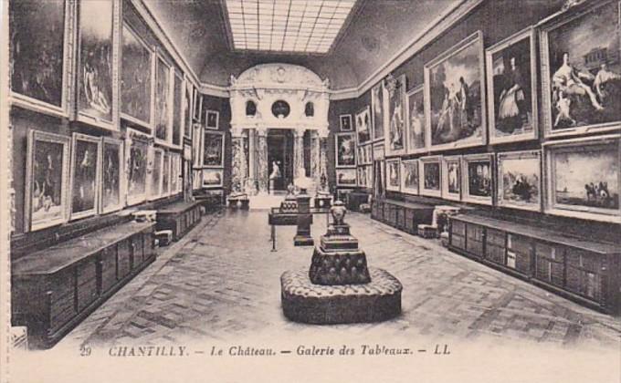 France Chantilly Le Chateau Galerie des Tableaux