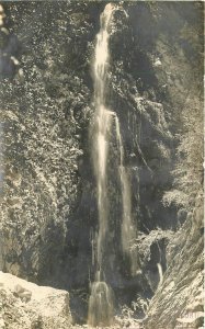 Postcard RPPC California Lytle Creek Waterfall Pierce San Bernardino 23-10009