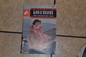 Camera Book Kodachrome + Kodacolor Film Reference Book July 1945