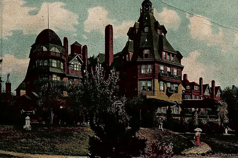 c1900 ASHEVILLE NC ORIGINAL BATTERY PARK HOTEL RAPHAEL TUCK 2077 POSTCARD 25-68 