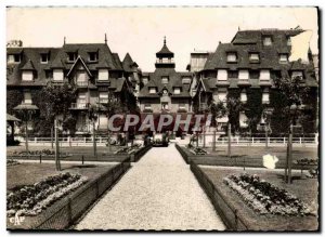 Modern Postcard Flowery Deauville Beach Hotel L