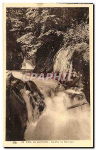 Old Postcard Environs de Luchon chasm Bonneau