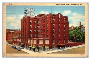 Penn-Lincoln Hotel Wilkinsburg Pennsylvania PA UNP Linen Postcard Y13