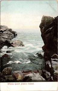 Salem Massachusetts Whales Gulch Bakers Island Scenic Coastline UDB Postcard 