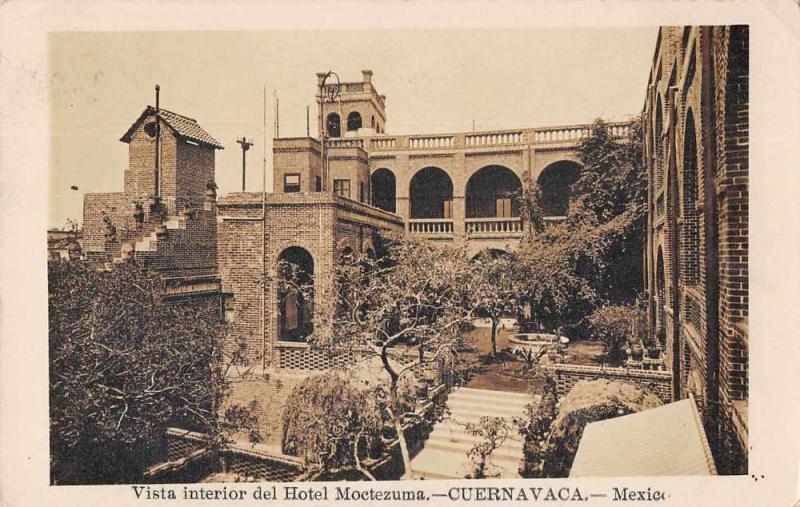 Cuernavaca Mexico Hotel Moctezuma Real Photo Antique Postcard J78140